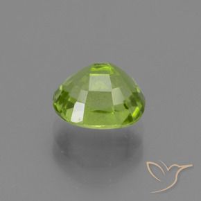 Peridot Gemstone in 8 x 7 mm Size for Sale, Peridot Stone in Medium Green Color