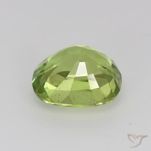 Peridot Gemstone in 8.3 x 7.2 mm Size for Sale, Peridot Stone in Light Lively Green Color