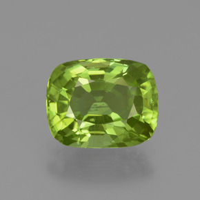 2.3ct Cushion-Cut Lively Green Peridot Gem for sale 2.3ct Cushion-Cut Lively Green Peridot Gem (ID: 447561)