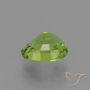 Peridot Gemstone in 8.3 x 7.8 mm Size for Sale, Peridot Stone in Medium Green Color