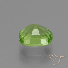Peridot Gemstone in 7.9 x 7.1 mm Size for Sale, Peridot Stone in Lively Green Color