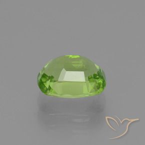 Peridot Gemstone in 8.5 x 7.1 mm Size for Sale, Peridot Stone in Medium Green Color