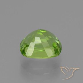 Peridot Gemstone in 8.1 x 7.2 mm Size for Sale, Peridot Stone in Medium Green Color