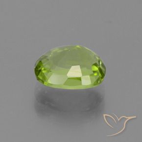 Peridot Gemstone in 9 x 7 mm (calibrated) Size for Sale, Peridot Stone in Lively Green Color
