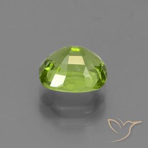 Peridot Gemstone in 8.1 x 7.2 mm Size for Sale, Peridot Stone in Medium Green Color