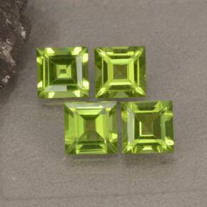 2.8ct Square Step-Cut Lively Green Peridot for sale thumb image of 2.8ct Square Step-Cut Lively Green Peridot (ID: 473222)