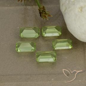 Peridot Gemstones in 6 x 4 mm (calibrated) Size for Sale, Peridot Stones in Lively Green Color