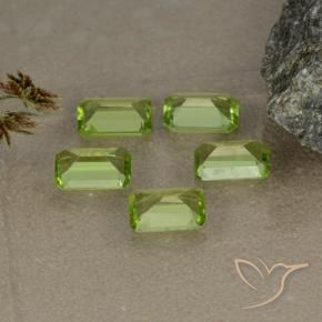 Peridot Gemstones in 6 x 4 mm (calibrated) Size for Sale, Peridot Stones in Lively Green Color