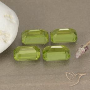 Peridot Gemstones in 6 x 4 mm (calibrated) Size for Sale, Peridot Stones in Medium Green Color