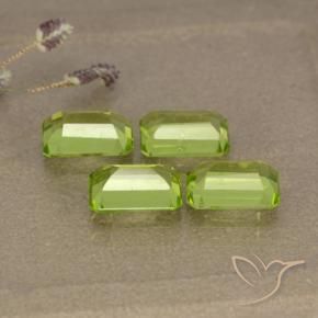 Peridot Gemstones in 6.2 x 4.2 mm Size for Sale, Peridot Stones in Lively Green Color