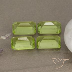 Peridot Gemstones in 6 x 4 mm (calibrated) Size for Sale, Peridot Stones in Lively Yellowish Green Color