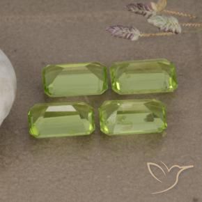 Peridot Gemstones in 6 x 4 mm (calibrated) Size for Sale, Peridot Stones in Medium Green Color