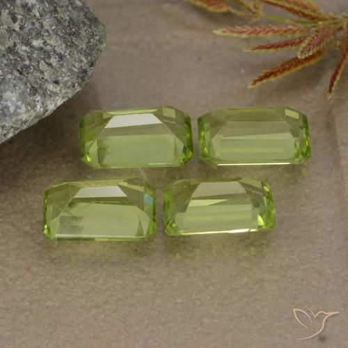 Peridot Gemstones in 6 x 4 mm (calibrated) Size for Sale, Peridot Stones in Lively Green Color