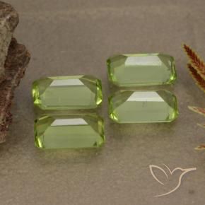 Peridot Gemstones in 6 x 4 mm (calibrated) Size for Sale, Peridot Stones in Lively Green Color