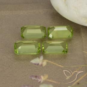 Peridot Gemstones in 6 x 4 mm (calibrated) Size for Sale, Peridot Stones in Medium Green Color