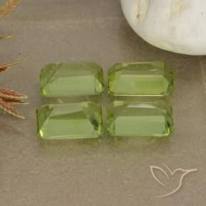 Peridot Gemstones in 6 x 4 mm (calibrated) Size for Sale, Peridot Stones in Lively Green Color