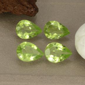 0.6ct Pear Facet Lively Green Peridot Gem for sale 0.6ct Pear Facet Lively Green Peridot Gem (ID: 477220)