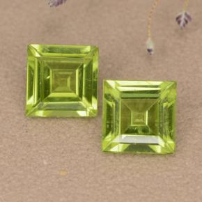 1.1ct Square Step-Cut Lively Green Peridot Gem for sale 1.1ct Square Step-Cut Lively Green Peridot Gem (ID: 477603)