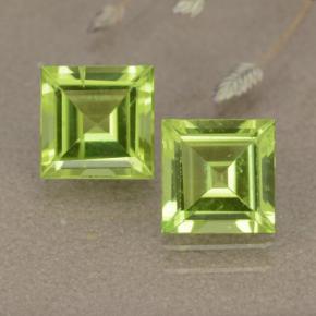1.1ct Square Step-Cut Lively Green Peridot Gem for sale 1.1ct Square Step-Cut Lively Green Peridot Gem (ID: 477607)