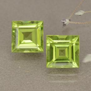 1.2ct Square Step-Cut Lively Green Peridot Gem for sale 1.2ct Square Step-Cut Lively Green Peridot Gem (ID: 477610)