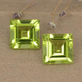 1.1ct Square Step-Cut Lively Green Peridot Gem for sale 1.1ct Square Step-Cut Lively Green Peridot Gem (ID: 477706)