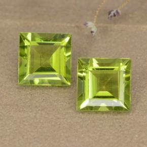 1.1ct Square Step-Cut Lively Green Peridot Gem for sale 1.1ct Square Step-Cut Lively Green Peridot Gem (ID: 477709)