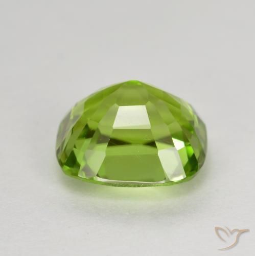 Peridot Gemstone in 7.9 x 7.5 mm Size for Sale, Peridot Stone in Medium Green Color
