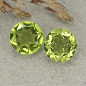 2.2ct Round Facet Lively Green Peridot for sale thumb image of 2.2ct Round Facet Lively Green Peridot (ID: 480451)