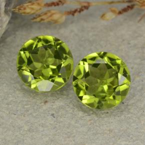 1.2ct Round Facet Lively Green Peridot for sale thumb image of 1.2ct Round Facet Lively Green Peridot (ID: 480559)