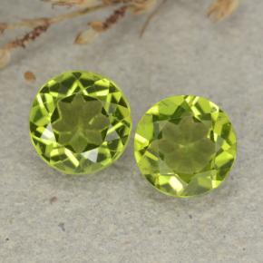 1.2ct Round Facet Lively Green Peridot for sale thumb image of 1.2ct Round Facet Lively Green Peridot (ID: 480567)