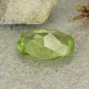 Peridot Gemstone in 8 x 6 mm (calibrated) Size for Sale, Peridot Stone in Medium Green Color