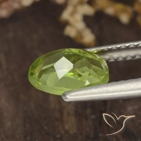 Peridot Gemstone in 8 x 6 mm (calibrated) Size for Sale, Peridot Stone in Medium Green Color