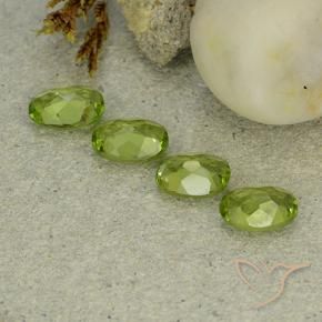 Peridot Gemstones in 7.9 x 5.6 mm Size for Sale, Peridot Stones in Lively Green Color