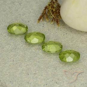 Peridot Gemstones in 7.8 x 5.7 mm Size for Sale, Peridot Stones in Lively Green Color