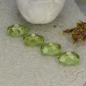 Peridot Gemstones in 8 x 6 mm (calibrated) Size for Sale, Peridot Stones in Lively Green Color