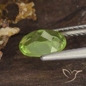 Peridot Gemstone in 8 x 6 mm (calibrated) Size for Sale, Peridot Stone in Medium Green Color