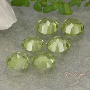 Peridot Gemstones in 4.5 mm (calibrated) Size for Sale, Peridot Stones in Light Green Color