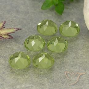Peridot Gemstones in 4.5 mm (calibrated) Size for Sale, Peridot Stones in Light Lively Green Color