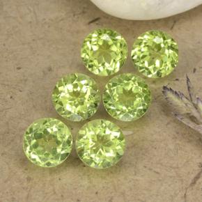 2.6ct Round Facet Lively Green Peridot for sale thumb image of 2.6ct Round Facet Lively Green Peridot (ID: 489715)