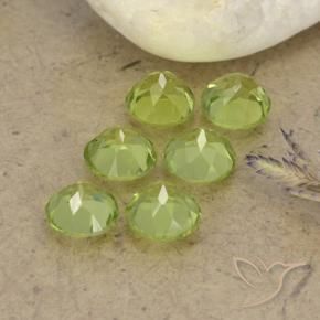 Peridot Gemstones in 4.5 mm (calibrated) Size for Sale, Peridot Stones in Light Lively Green Color