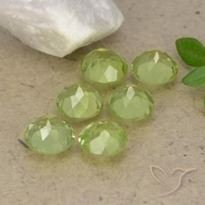 Peridot Gemstones in 4.5 mm (calibrated) Size for Sale, Peridot Stones in Light Lively Green Color