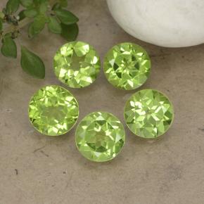 0.9ct Round Facet Lively Green Peridot Gem for sale 0.9ct Round Facet Lively Green Peridot Gem (ID: 490913)