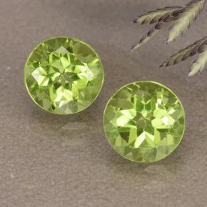 1ct Round Facet Lively Green Peridot Gem for sale 1ct Round Facet Lively Green Peridot Gem (ID: 490923)