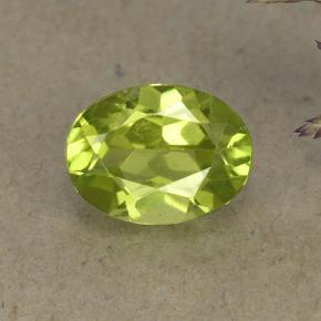 1.5ct Oval Facet Lively Green Peridot Gem for sale 1.5ct Oval Facet Lively Green Peridot Gem (ID: 492144)
