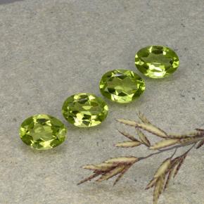 Verde claro Peridoto Gema - 1.2ct Forma ovalada (ID: 492306)