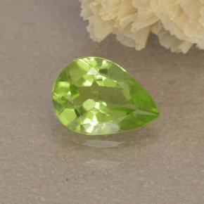 0.6ct Pear Facet Lively Green Peridot Gem for sale 0.6ct Pear Facet Lively Green Peridot Gem (ID: 497215)