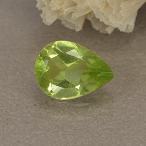0.7ct Pear Facet Lively Green Peridot Gem for sale 0.7ct Pear Facet Lively Green Peridot Gem (ID: 497216)