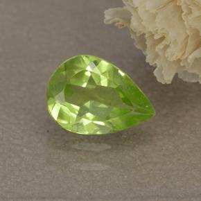 0.7ct Pear Facet Lively Green Peridot for sale thumb image of 0.7ct Pear Facet Lively Green Peridot (ID: 497218)
