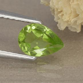 0.7ct Pear Facet Lively Green Peridot for sale thumb image of 0.7ct Pear Facet Lively Green Peridot (ID: 497220)