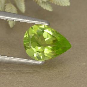 0.6ct Pear Facet Lively Green Peridot for sale thumb image of 0.6ct Pear Facet Lively Green Peridot (ID: 497357)